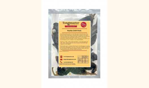 Dried Pasilla Chilli pods - Top Quality Grade A -  200g (20 pods)