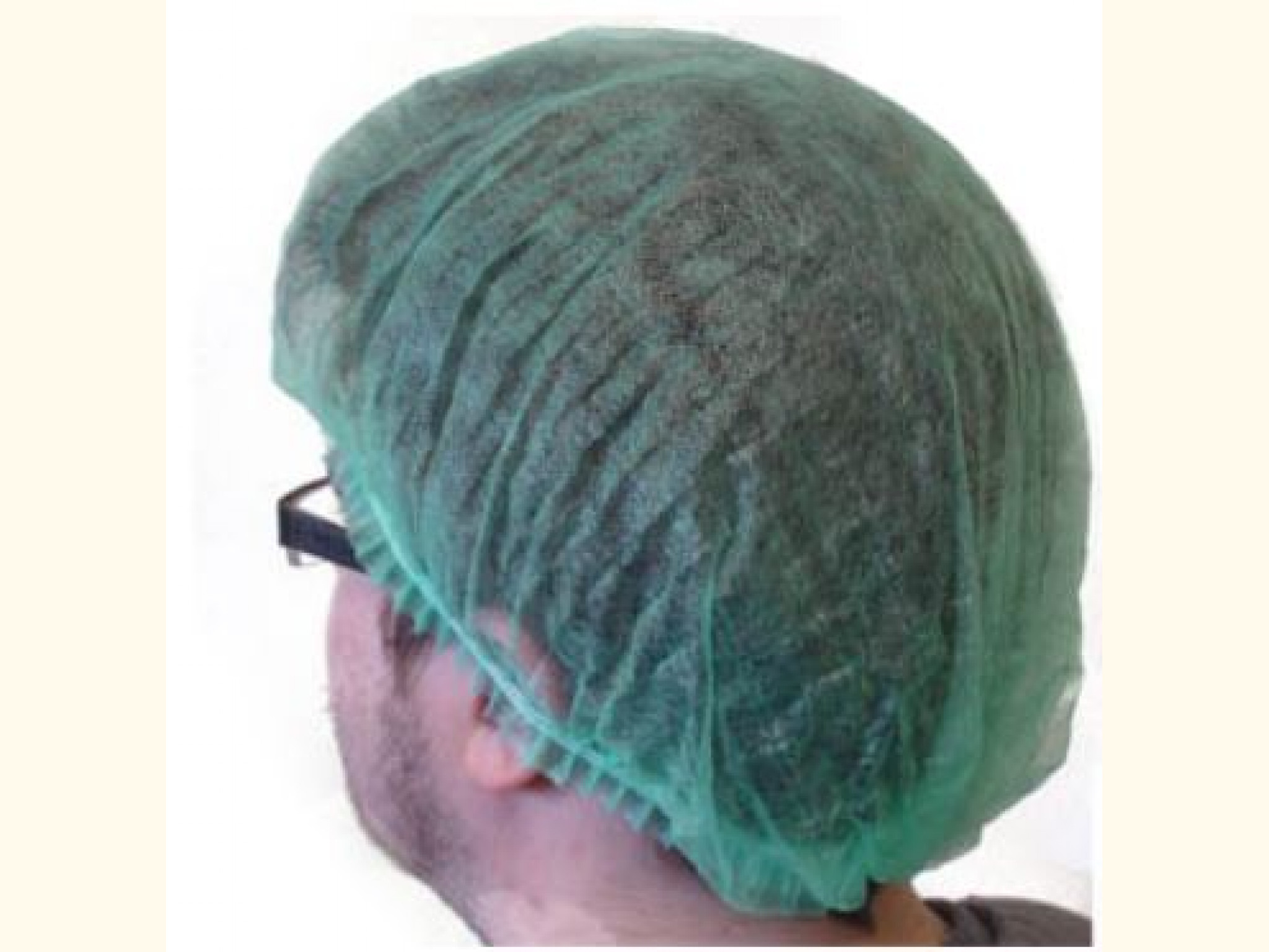 Blue Medical Hair Net - Prevents Contamination and Keeps Hair in Place - wide 4