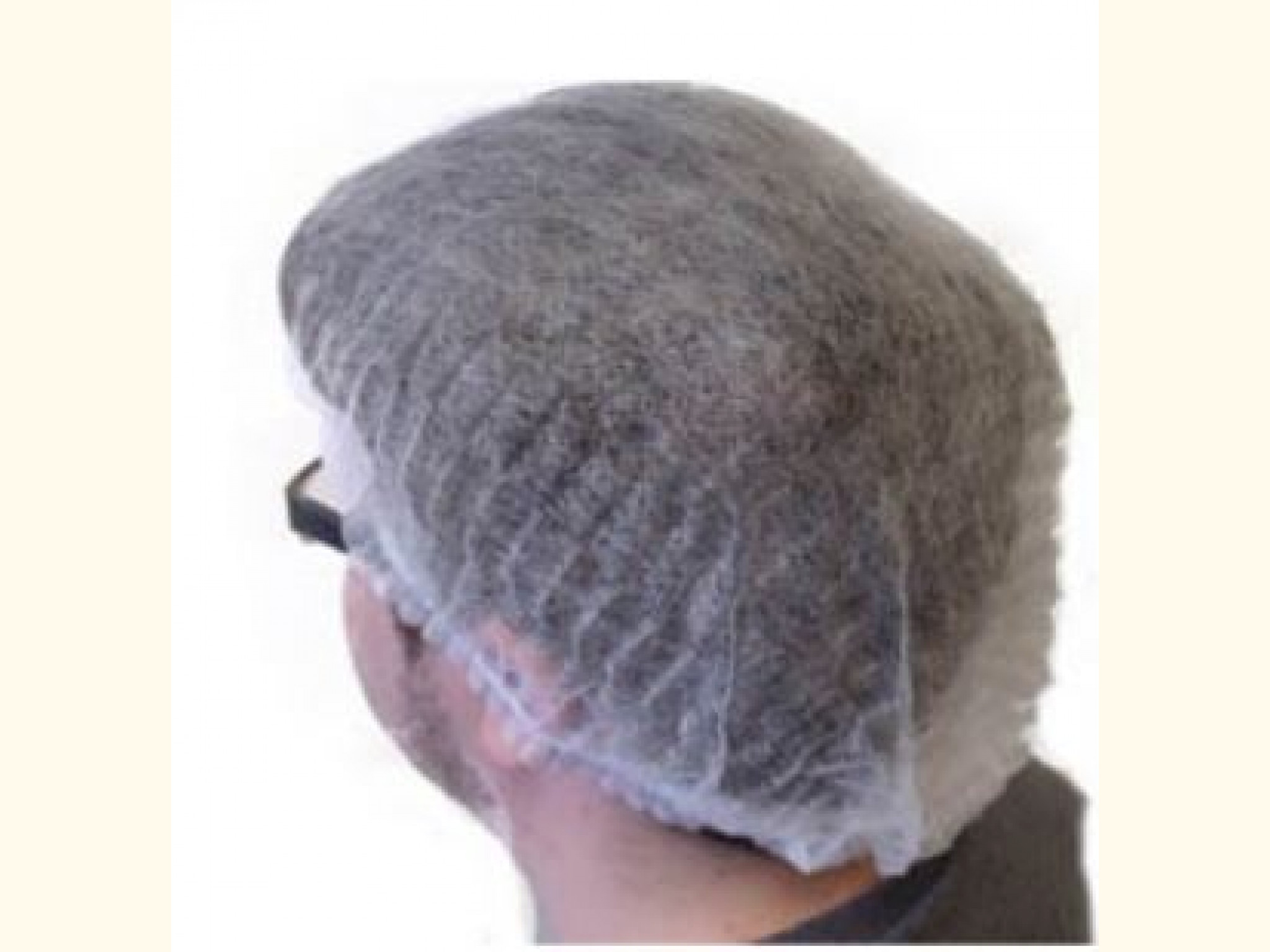 Blue Medical Hair Net - Prevents Contamination and Keeps Hair in Place - wide 2