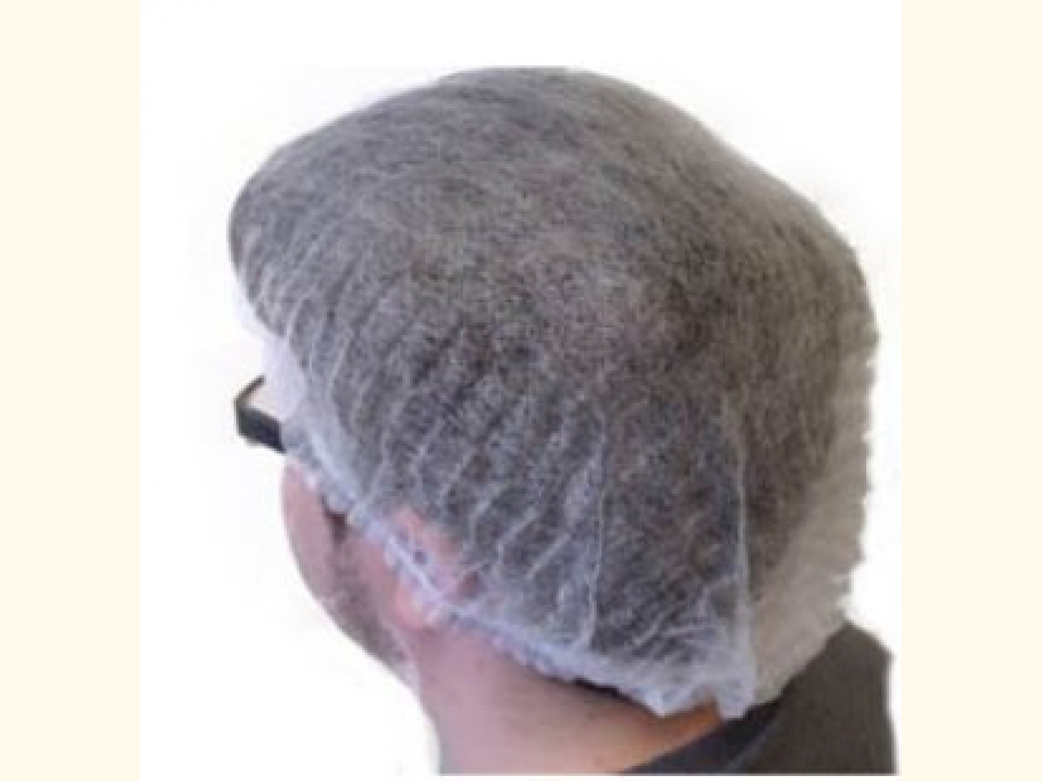 White MOB Cap Food Safe Hair Net